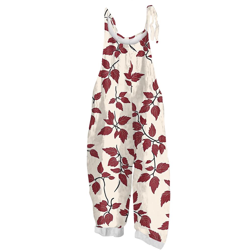 Women's Fashion Casual Loose Christmas Printed Wide-Leg Sweatpants