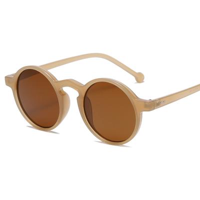 Occhiali da sole rotondi piccoli da ciclismo da donna Occhiali da sole vintage con tonalità femminili da donna UV400