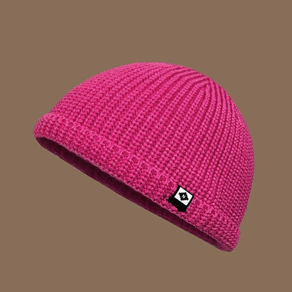 Windproof Knitted Hat Soft Warm Bonnets Autumn Winter Hat  Outdoor
