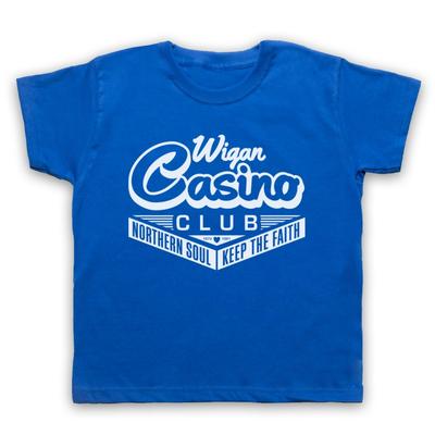 Wigan Casino Northern Soul Musik 70er Tanzlokal Kinder T-Shirt