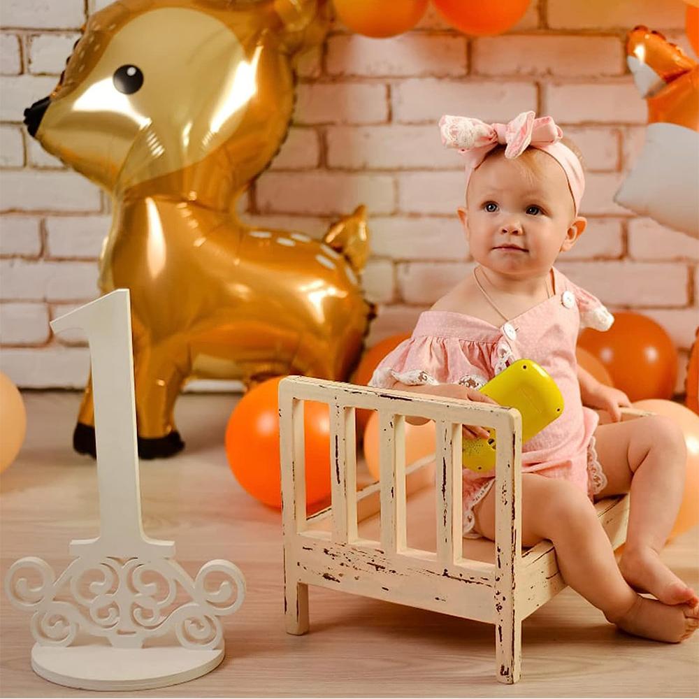 Animal Foil Balloons Large Jungle Birthday for Forest Theme Party, 8pcs