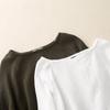 2025 spring new retro beautiful medium solid color square neck dress women's loose and thin long-sleeved temperament long dress