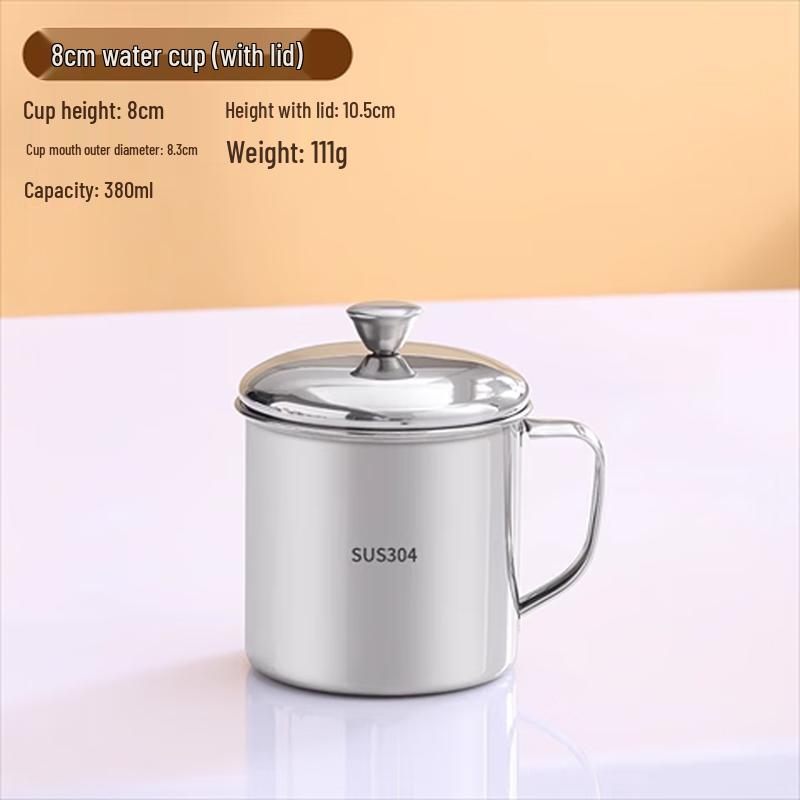 LENO 304 Stainless Steel Mug with Lid