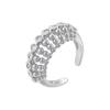 New Hollow Spherical Bracelet with Niche Design, High-end Feel, Light Luxury, Versatile and Open Mouth Jewelry Set