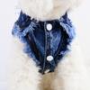 Pet Clothing Cat Small Dog Dog Clothes Denim Vest Jacket Spring Summer Autumn Winter