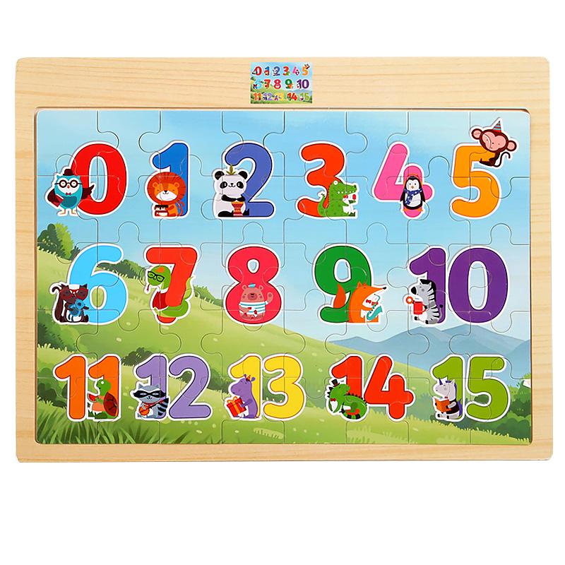 Hochwertig 40-teilig Hochwertig Montessori Hochwertig 3D Hochwertig Holz Hochwertig Puzzle Hochwertig Cartoon Hochwertig Tier