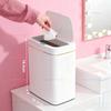 2025 Automatic Induction Trash Can Storage Basket for Household Bathroom Kitchen Living Room Smart Sensor Cover Paper Organizer