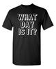 What Day Is It Sarcastic Humor Graphic Novelty Funny T Shirt