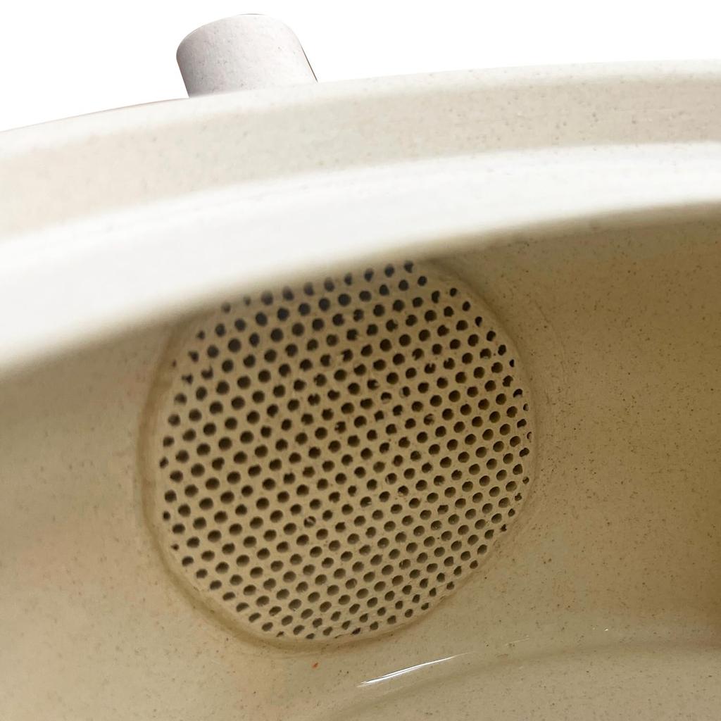 Nankai Tsusho Rokusan Tokoname Flat Teapot, White, Size: Approx. W15.5 X D20.5 X H7.5 Cm, Product Code: 0747-007