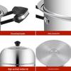 Shuangxi 304 Stainless Steel 32CM Steamer Pot
