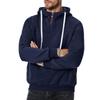 European, American Autumn and Winter American Heavy Hooded Sweater Thickened Casual Jacket Men's Loose Sweater Tank Suit
