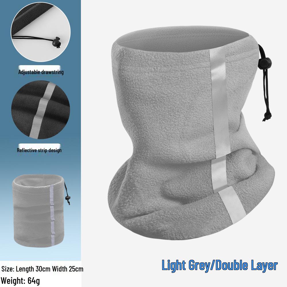 Adjustable Multifunctional Neck Warmer: Windproof Skiing & Cycling Gaiter for Autumn & Winter