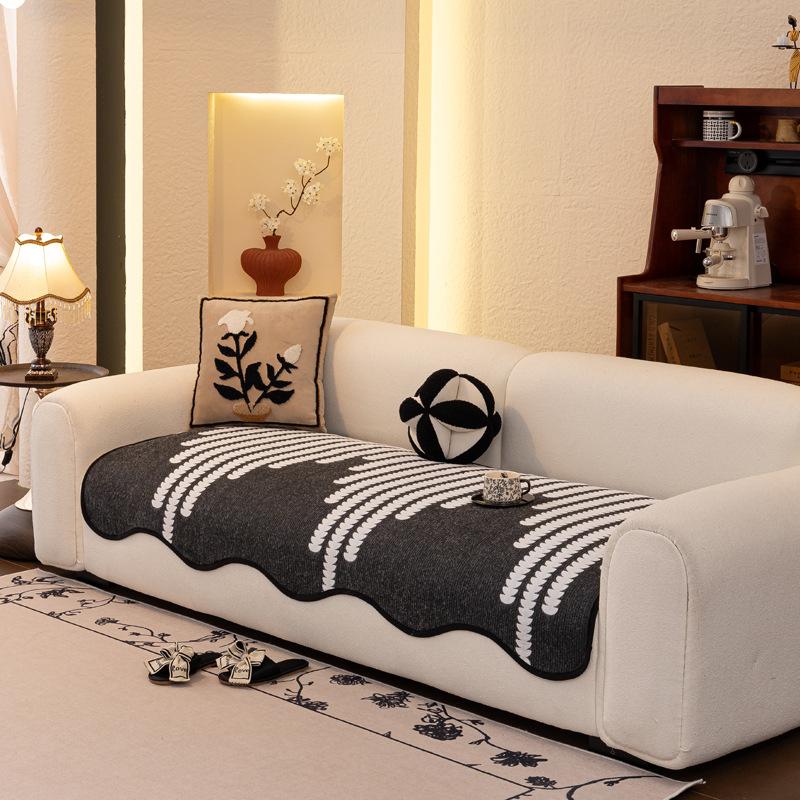 Special-Shaped Sofa Cushion Light Luxury  New Seat Cushion Universal Non-Slip Fixed Cover Cloth In All Seasons