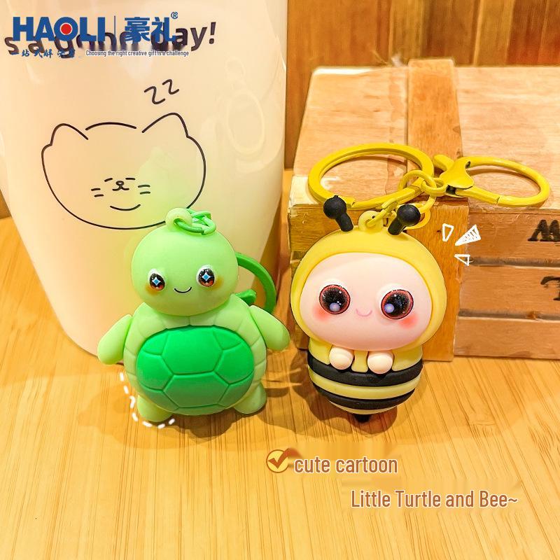 Cartoon Sea Turtle Keychain Charms - Best Friend Gift & Birthday Present