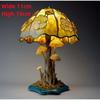 1pc Colorful Mushroom Lamp, Creative Plant Table Lamp, Resin Crafts, Decorative Lamps
