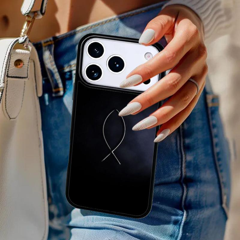 

Christian Symbol Phone Case For iPhone 17 Air 14 15 13 12 Max Cover For Apple 14 15 16 16e 11 Pro Max Plus Coque iPhone 15pro