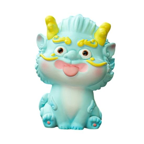 

2024 Китайский Новый Год Фигурки Дракона Украшение Интерьера Автомобиля Симпатичные Мультяшные Миниатюры Автомобиля синий