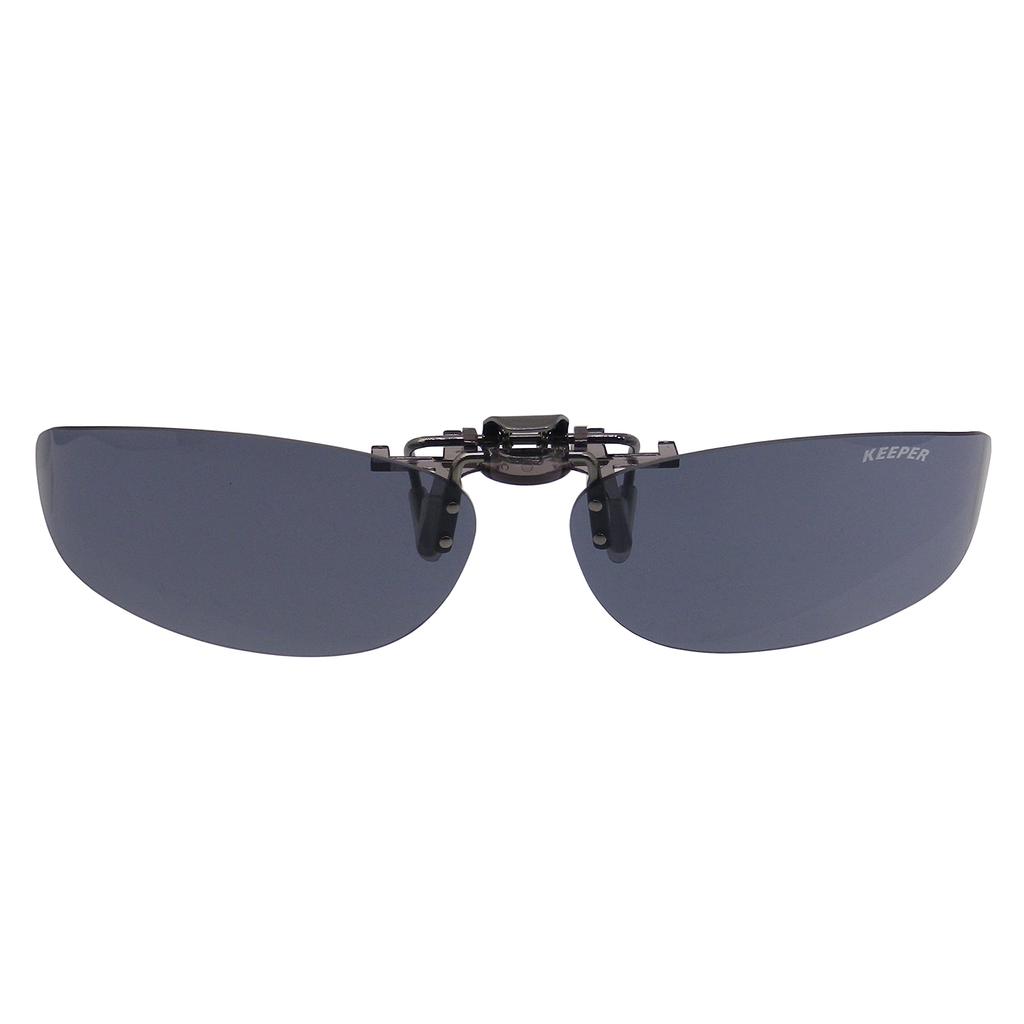 Keeper Made In Japan Polarized Apron Clip Type Sunglasses Over Glasses UV Protection Ultra Light Flip Type Large Cool SM 9323 [cliponkeeper]
