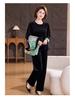 New Chinese-Style Winter Vest Suit: 3-Piece Gold Velvet Set for Middle-Aged Women