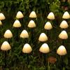 Solar Lights String Mushroom Lawn Fairy Lights LED Solar Lamps Outdoor for Garden Patio Terrace Path Landscape Decoration Lamps