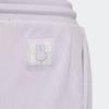 Adidas Originals Solid Logo Embroidered Drawstring Casual Sports Pants Women Pants Light-Purple HY7271