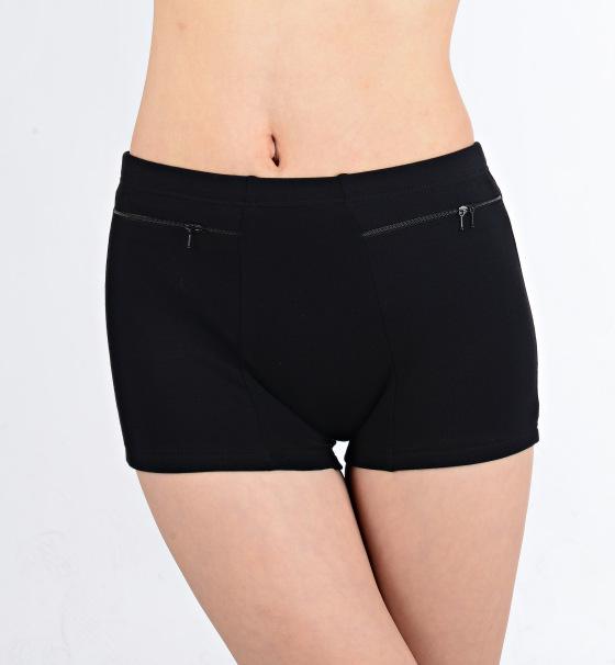 

Женские хлопковые защитные шорты с карманами против кражи 4XL