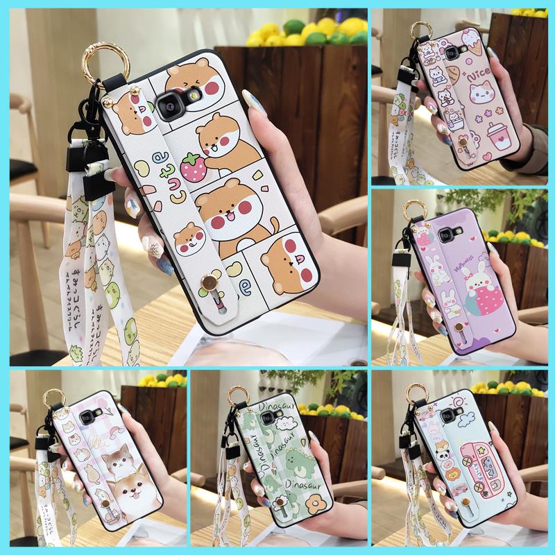 Anti-dust Silicone Phone Case For Samsung Galaxy A510/A5 2016/SM-A510F Soft Case Shockproof Ring Cartoon Back Cover Cute
