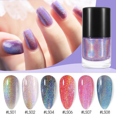 New Laser Nail Polish, Polarized Sequins, Flash Fast-drying, Long-lasting Symphony Nail Polish, Non-tearing