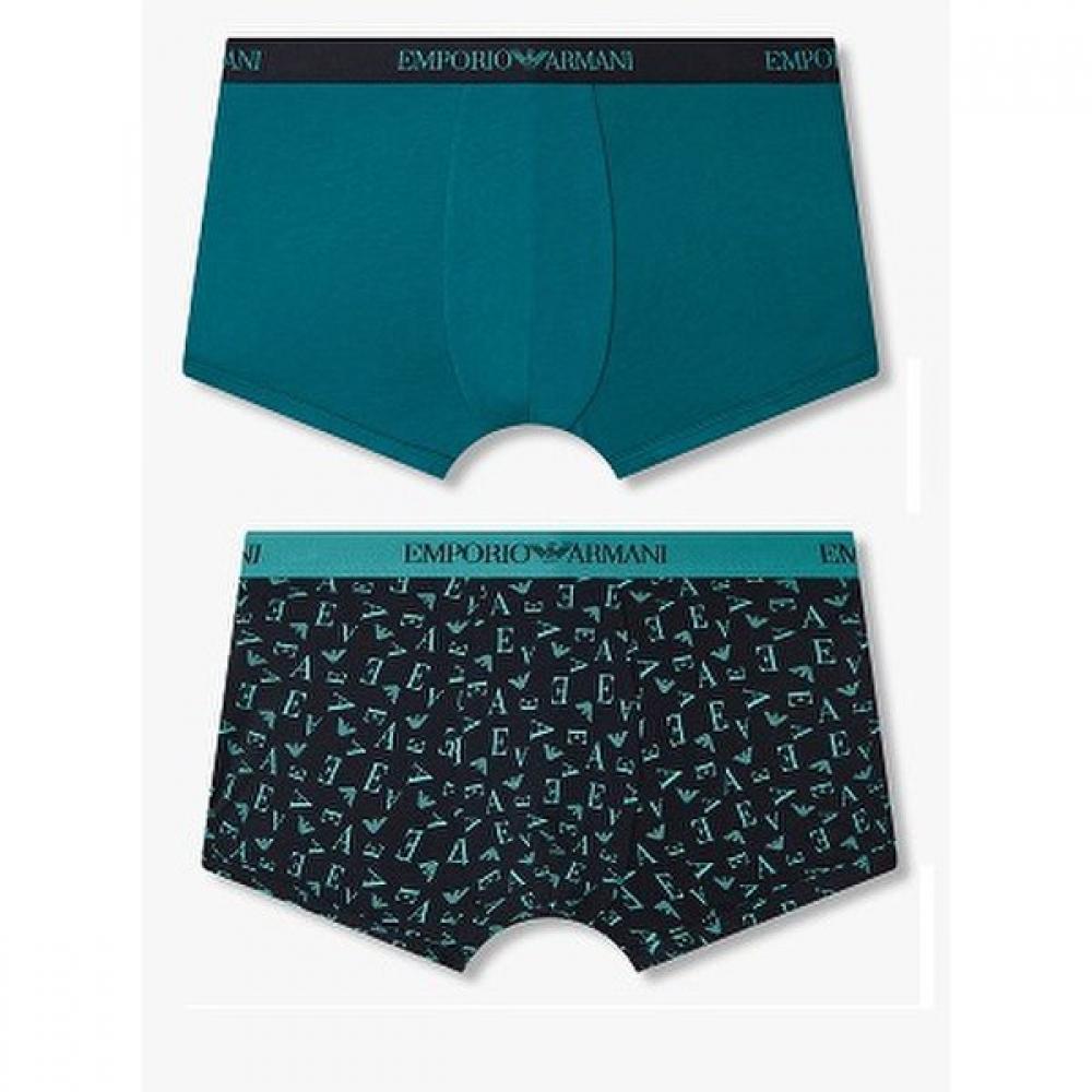 

Emporio Armani Men S Logo Banding Solid aSymmetric Pattern Cotton drawerS 2pcS Set 0815112325 0815112326 L(105)