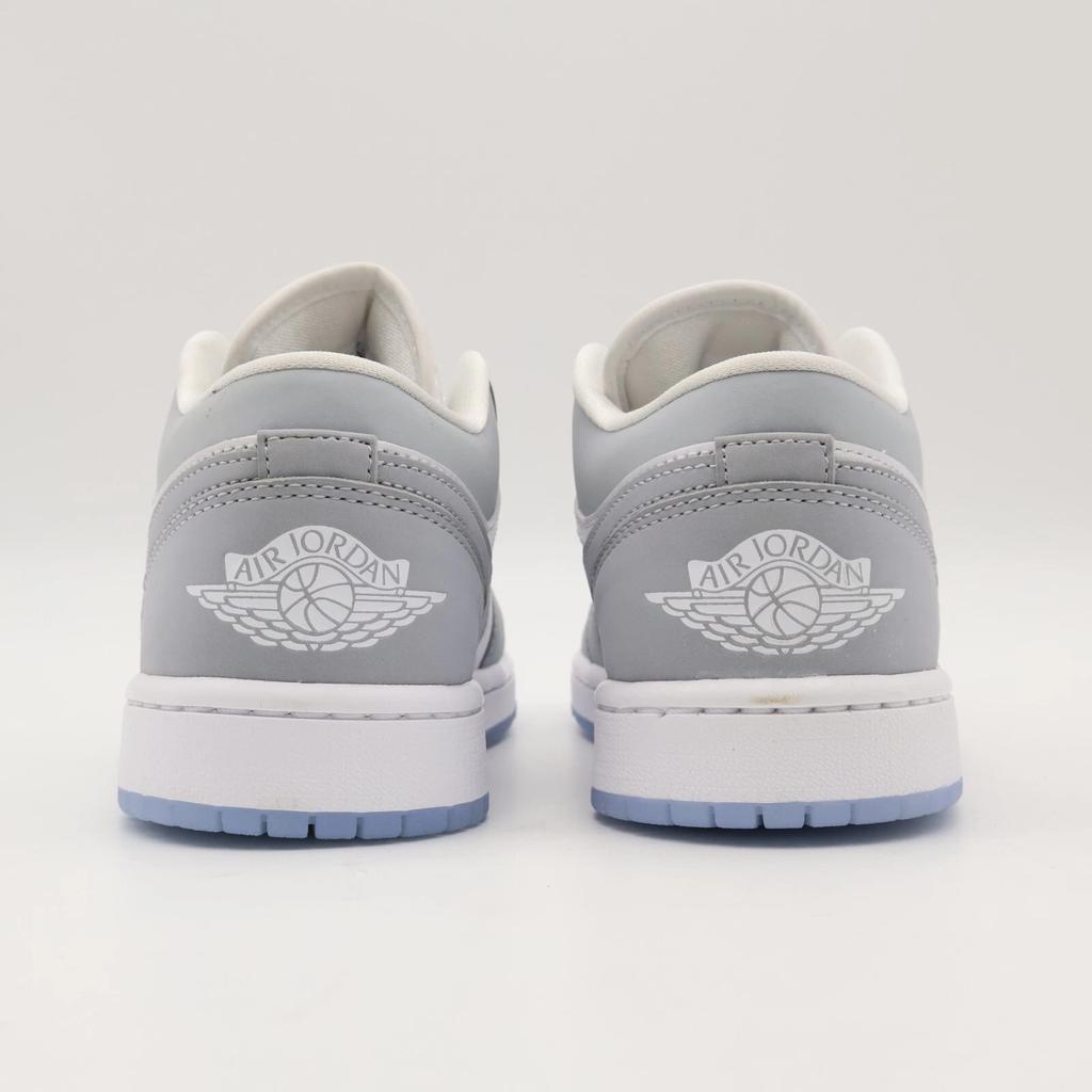 DC0774-105 Nike Air Jordan 1 Low Wolf Grey Aluminium (Women's)