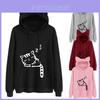 Streetwear Hoodie For Women With Letter Pattern And Cotton Blend For Casual Fall Fashion