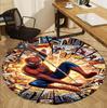Batman Pattern Round Rug, Indoor/Outdoor Mat, for Picnic, Gameroom, Bedroom, Office, Living Room, Home Decor Carpet, Birthday Gift