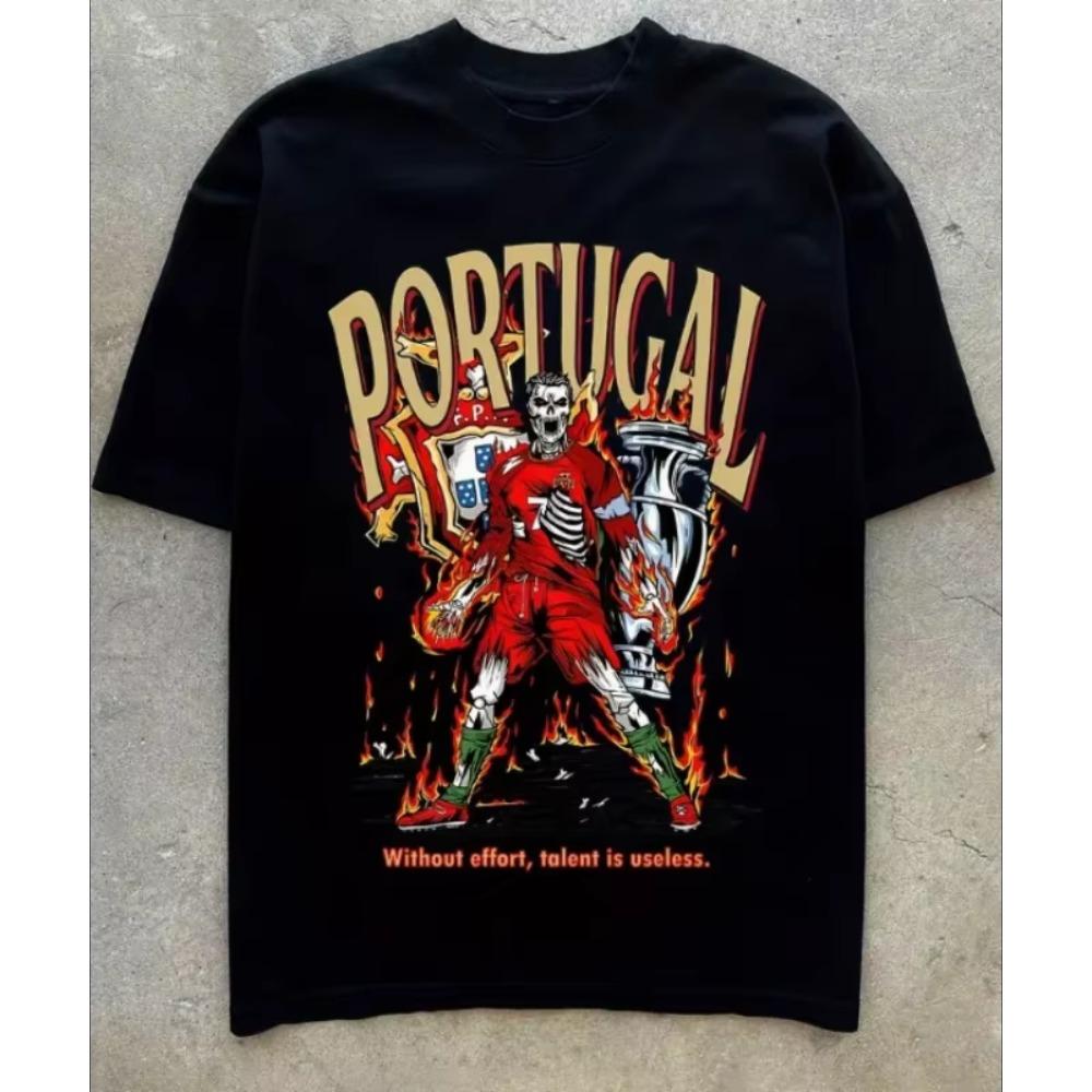 

Высококачественный хлопок Мужская футболка с коротким рукавом Мода Американский хип-хоп Рок Ретро Панк Футболка Летний оверсайз Топ с круглым вырезом Унисекс XXXXXL чёрный