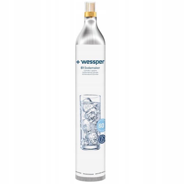 Saturator Soda Maker Wessper Do Gazowania Wody Nabój Co2 Cylinder Butelka