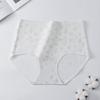 Women S High Waist Floral Cotton Tummy Control Triangle Underwear