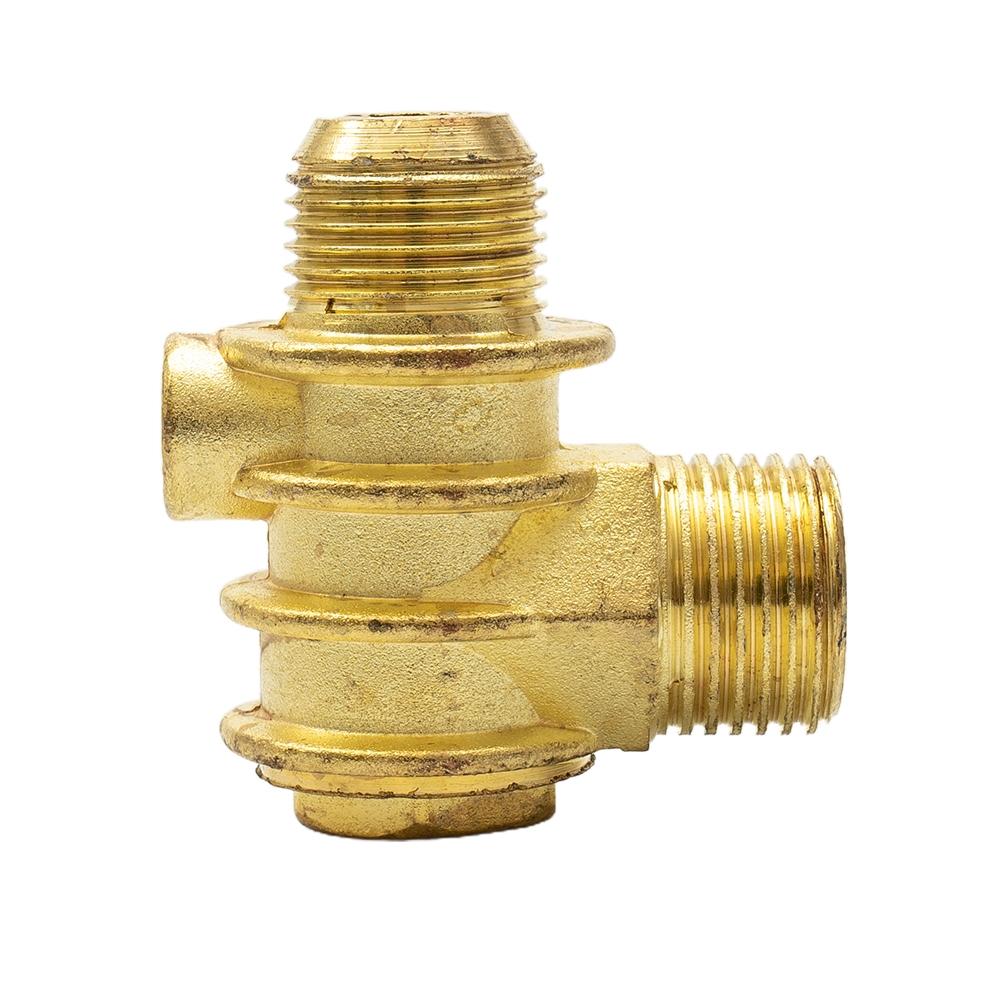 Air Compressors Check Valve Tools Equipment 3-Port 20*19*10mm Male-Threaded