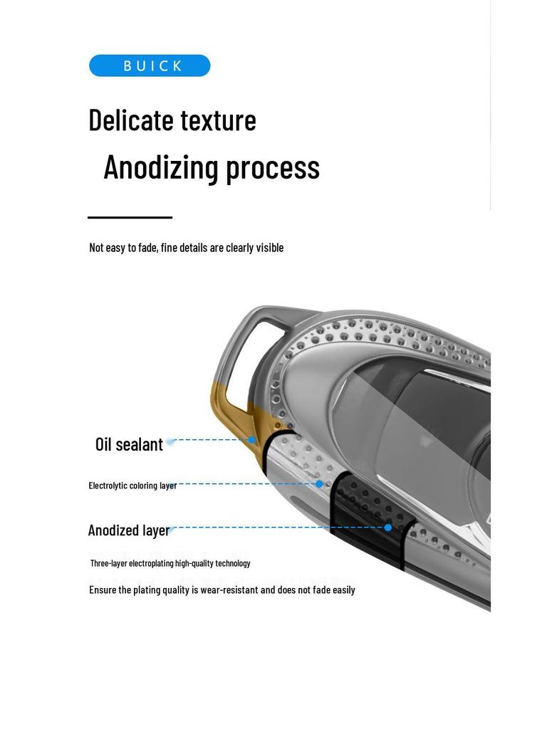 Buick Envision Key Case: Full Wrap Metal Protective Shell for Enclave, Regal, and LaCrosse Keychains