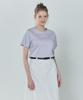 BASIC HOUSE Women'S Cotton Modal Crew Neck Short Sleeve T-Shirt Lavender Lzts3212