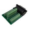 DB26-G2-01 Male Adapter Terminal Block Connector for PCB Mounting with 26 Pin Interface and EVA Insulated Base