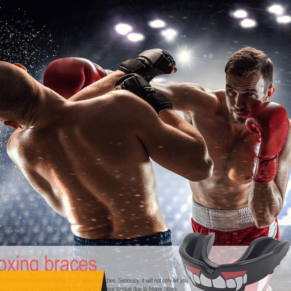 Black Blue Green Teeth Protection EVA Rugby New Boxing Gum Shield  Unisex