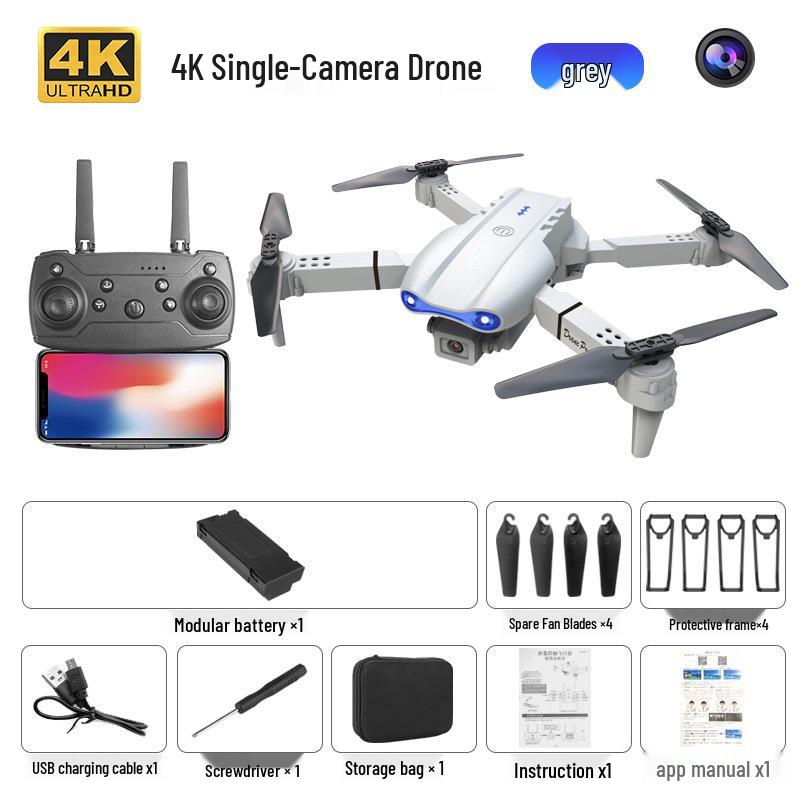 E99PRO K3 Foldable Drone with HD Camera, Long Battery Life, Remote Control, Four-Axis Aircraft Toy
