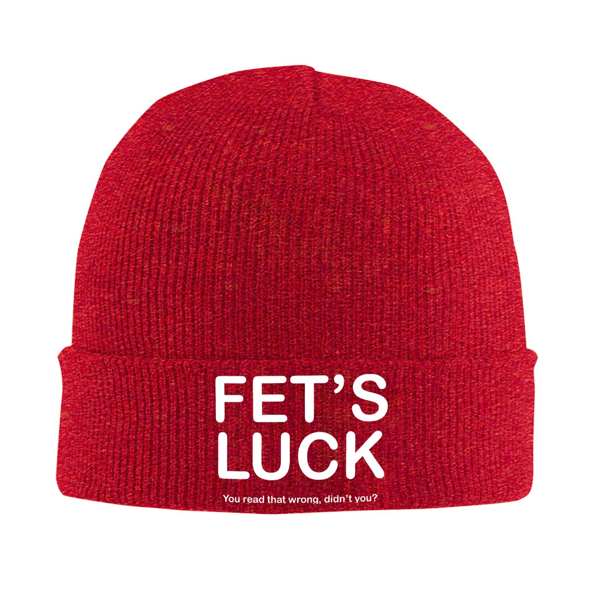FETS LUCK You Read That Wrong Didnt You Beanie Hats  Bonnet Hats Men Women Vintage Gym Knit Hat Spring Custom Warm Caps One Size