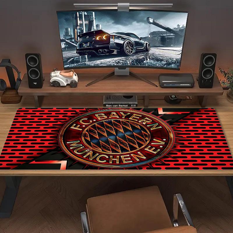 FC Bayern München2 Print Cushion Non-slip Laptop Tablet Big Mousepad XXL Mat Mini PC Playmat With Lock edge