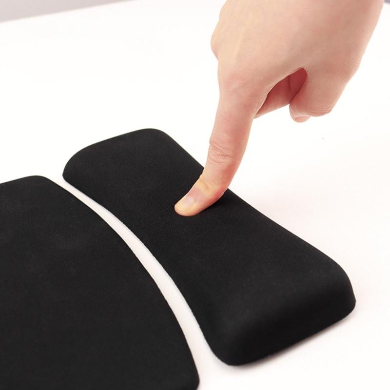 Flexible Split Design Silicone Wrist Rest Mousepad Skid Comfort Computer Accessory