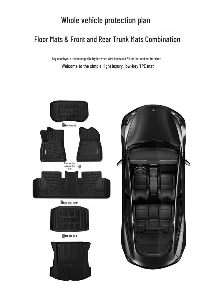 Toyota Alphard/Vellfire (2015-2023) RHD TPE Floor Mats for Alphard30 Series