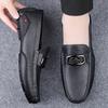 Genuine Leather Soft Loafers Mens Luxury Designer Dress Shoes High Quality Slip-On Flats Comfort Driving Shoes Moccasins