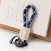 1 Piece Men Sporty Fashion Braided Keychain Organizer Simplicity Trendy PU Leather Key Ring for Car Keys Creative Gift