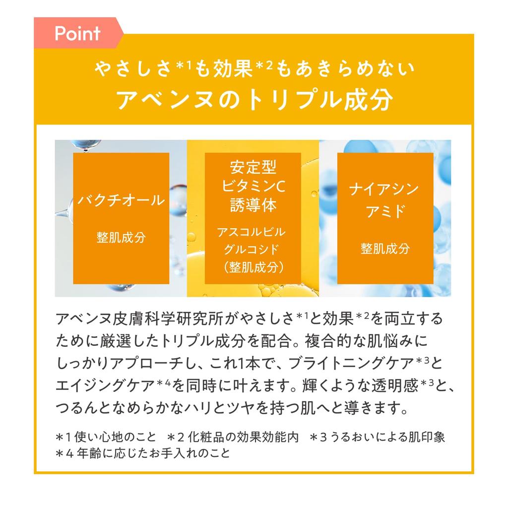 Avene Radiance Serum mit Avene Wasser und Spray Eleganter Blumiger Bouquet Duft Trockene Feine Empfindliche Haut Dermakosmetik von Shiseido C+ (30mL + 50g)