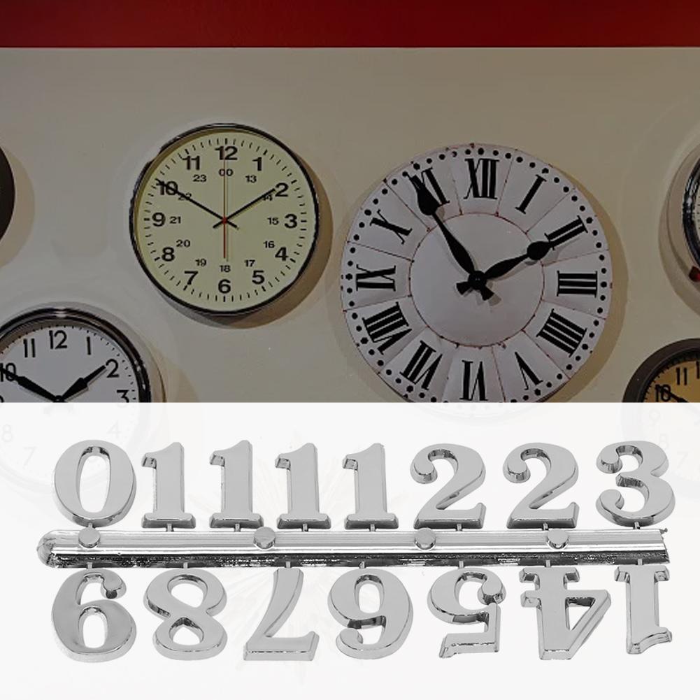 DIY Clock Numbers Roman Numerals Quartz Needle Wall Clocks Replacement Parts