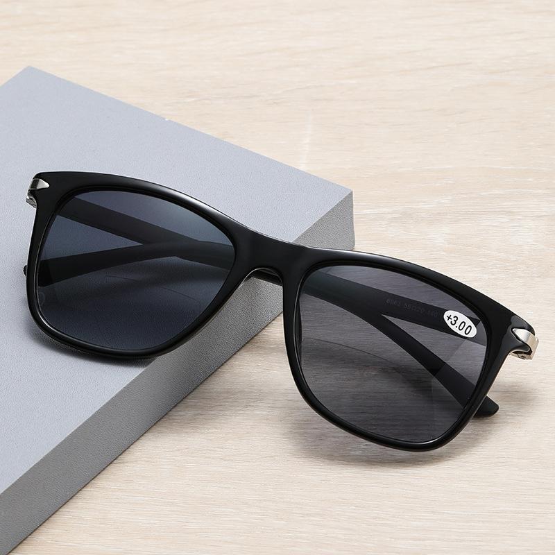 New TR90 Anti-Blue Ray Bifocal Reading Glasses Unisex Ultra-light Driving Sport Outdoor Sunglasses Finished Prescription Eyewear